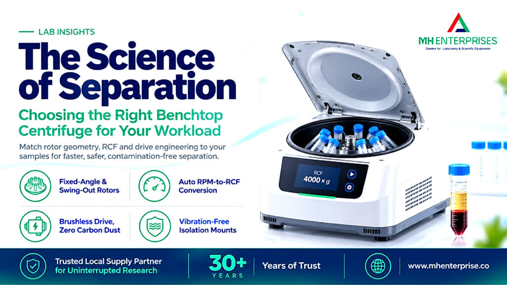The Science of Separation: Choosing the Right Benchtop Centrifuge for Your Workload