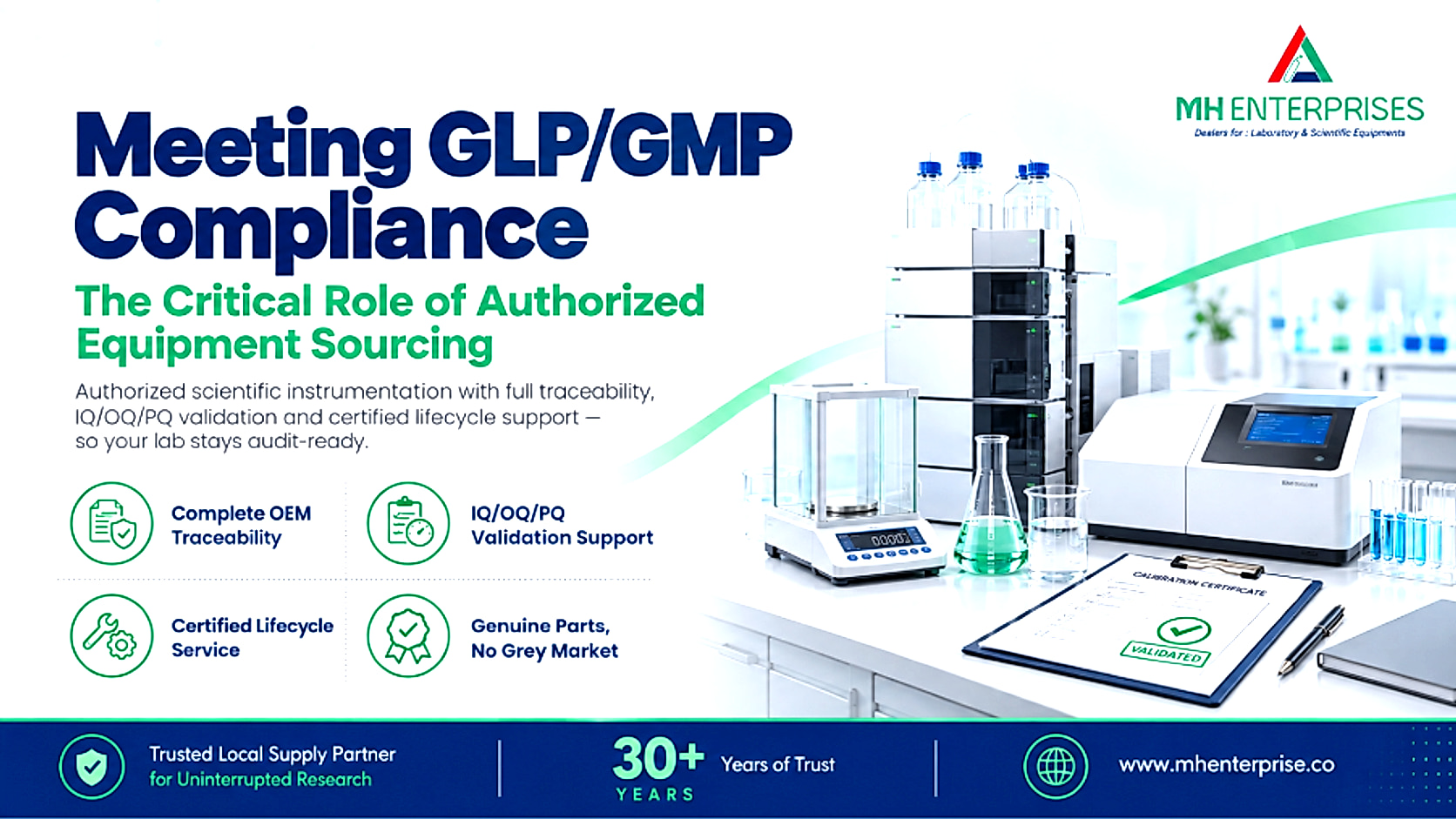 Meeting GLP/GMP Compliance: The Critical Role of Authorized Equipment Sourcing